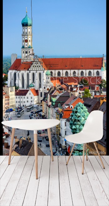 Picture of Augsburg Germany old town skyline